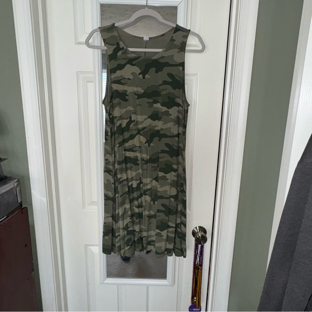 Old Navy Camouflage Sleeveless Mini Dress